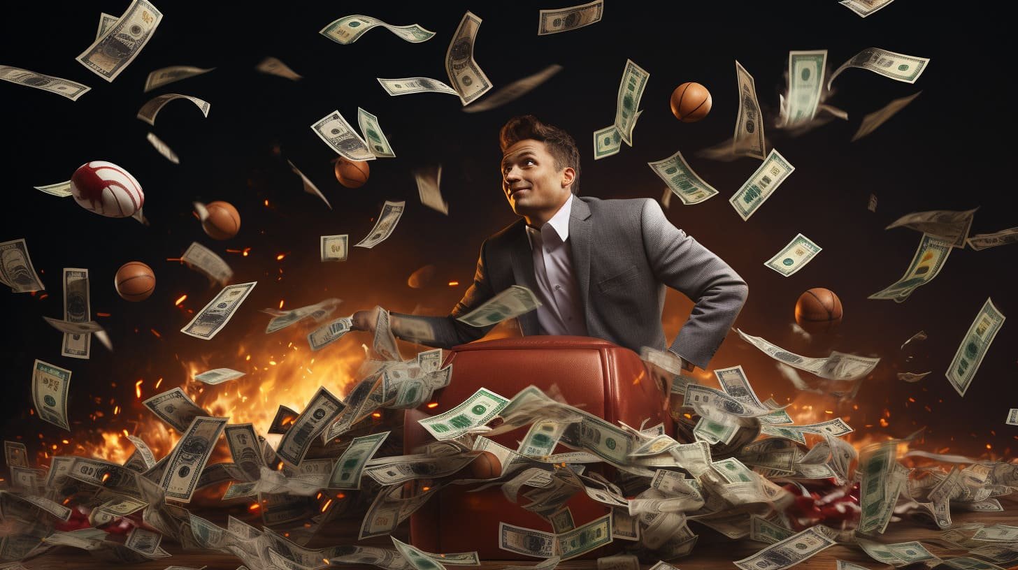 Kartu fitur cashback di layar mobile